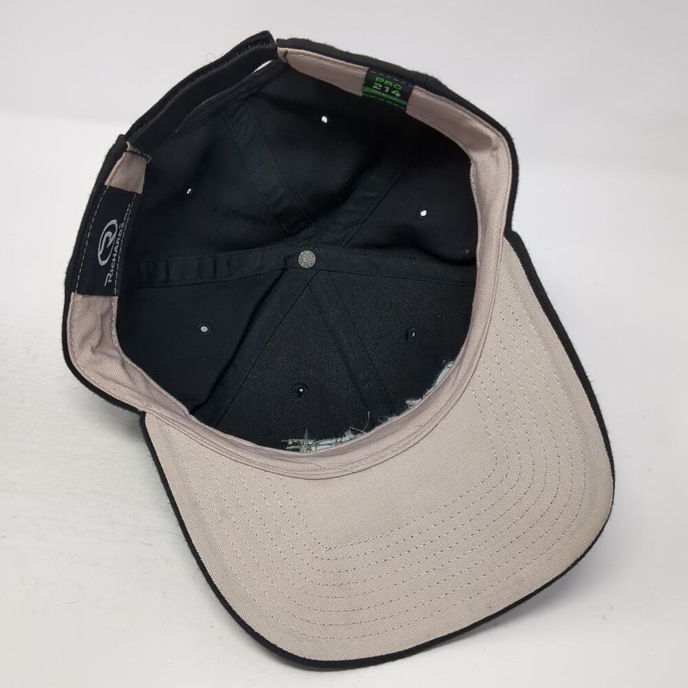 Cascade Windows Strapback Hat Solid Black Large E… - image 7